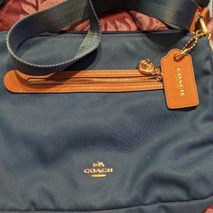 Blue Coach purse